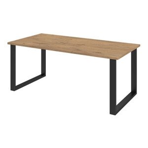 Asztal Tucson 139 (Lándzsa tölgy + Fekete)