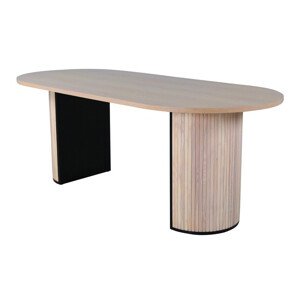 Asztal Dallas 1712 (Fényes fa + Fekete)