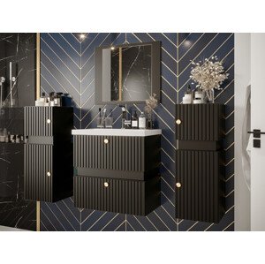 Fürdőszoba garnitúra Miami B104 (Fekete)