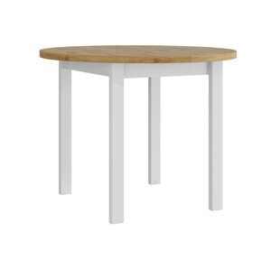 Asztal Victorville 355 (Artisan tölgy + Fehér)