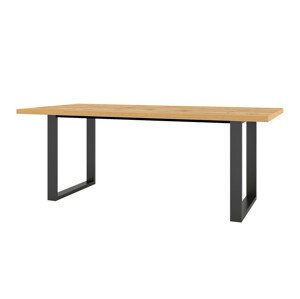 Asztal Austin K104 (Wotan tölgy + Fekete)