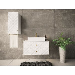 Fürdőszoba garnitúra Merced E102 (Fehér)