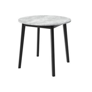 Asztal Edmond 112 (Szürke márvány + Fekete)