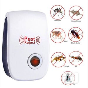 Ultrahangos kártevőriasztó bogarak, legyek, szúnyogok, hangyák, pókok, egerek ellen