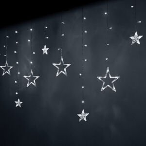 LED csillagfüggöny lámpák 2.5m 138LED - hideg fehér