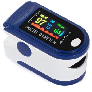 Hordozható digitális pulzoximéter, véroxigénmérő, pulzusmérő