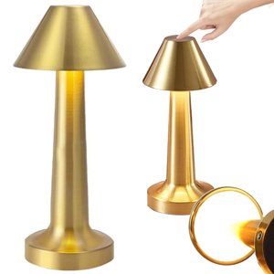 Vezeték nélküli asztali lámpa, arany