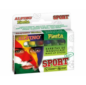 Alpino 6 színű arcfestő készlet (Sport)