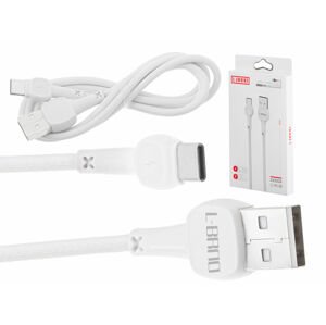 L-brno USB-TypeC kábel, 100cm, fehér