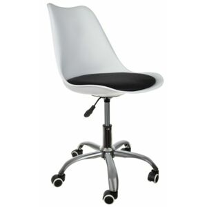 Forgó irodai szék (fekete-fehér)