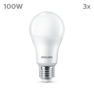 Philips LED izzó E27 13W 1521lm 4000K matt 3db