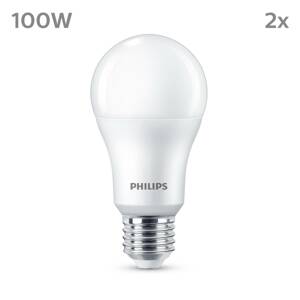 Philips LED izzó E27 13W 1521lm 2700K matt 2db
