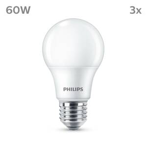 Philips LED izzó E27 8W 806lm 2700K matt 3db