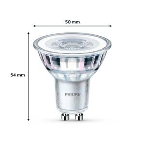 Philips LED izzó GU10 4,6W 355lm 827 átl. 36° 2db