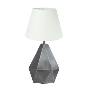 PR Home Trinity asztali lámpa Ø25cm ezüst/fehéres