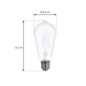 Smart LED E27 ST64 7 W WLAN matt tunable white