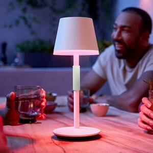 Philips Hue Go LED asztali világítás búra fehér