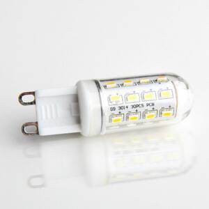 LED izzó cső alakú G9 3W 830 átlátszó 3-as készlet