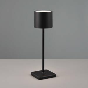 LED asztali lámpa Fernandez, dimm és CCT fekete