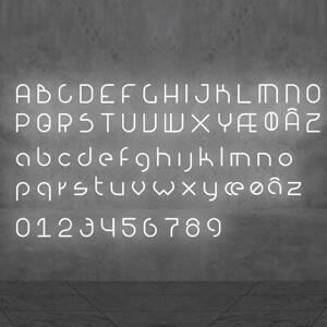 Artemide Alphabet of Light Wand nagy V betű