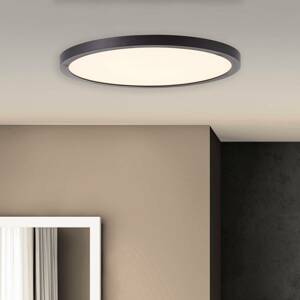 LED mennyezeti lámpa Tuco, fekete, Ø 25 cm