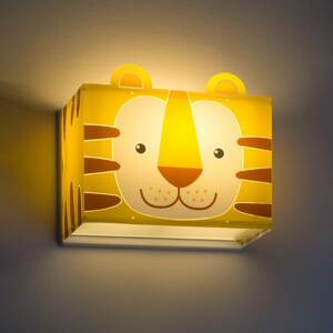 Kis tigris gyerek fali lámpa dugóval