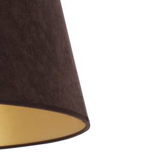 Cone lámpaernyő 25,5 cm magas, barna/arany