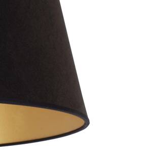 Cone lámpaernyő 25,5 cm magas, fekete/arany