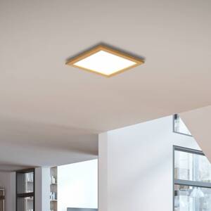 Lucande Aurinor LED panel természetes tölgy 45 cm