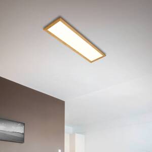 Lucande Aurinor LED panel természetes tölgyfa 125 cm