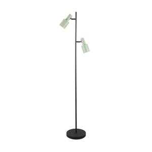 Lindby állólámpa Ovelia, zöld/fekete