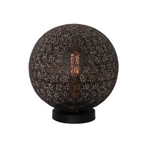 Oronero asztali lámpa, Ø 30 cm, fekete/arany színű, fém
