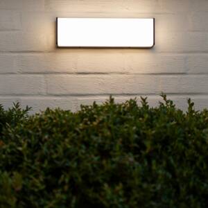 LED kültéri fali lámpa Doblo, téglalap 35cm 4 000K