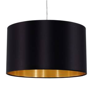 Lecio textil függő lámpa, 38 cm, fekete