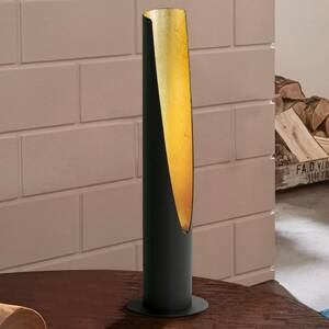 Barbotto LED asztali lámpa, fekete/arany