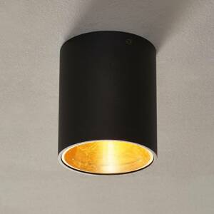 Polasso LED mennyezeti lámpa kerek, fekete-arany