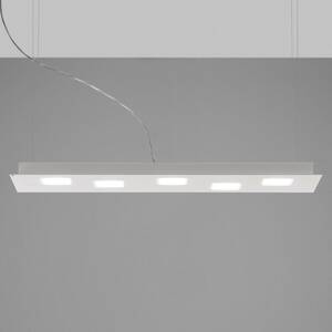Fabbian Quarter - fehér LED függő lámpa öt izzós