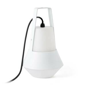 Cat - mobil kültéri lámpa fehérben