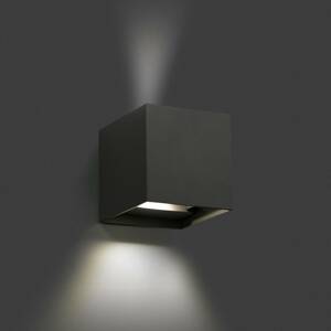 LED kültéri fali lámpa Olan, s.szürke