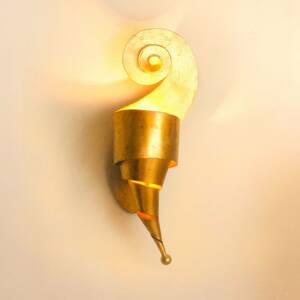 Művészi fali lámpa LINO arany