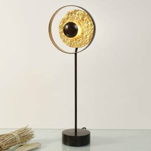 Asztali lámpa, Műhold arany-barna, magassága 42 cm