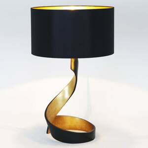 Vortice asztali lámpa, fekete-arany