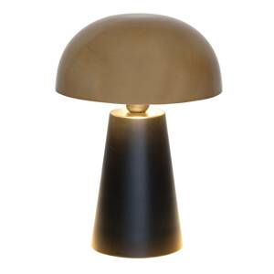 Asztali világítás Fungo, alsó sugárzó fekete/arany