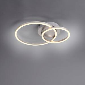 LED mennyezeti lámpa Ivanka, két kör