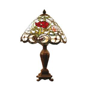 Flora - klasszikus asztali lámpa Tiffany stílusban