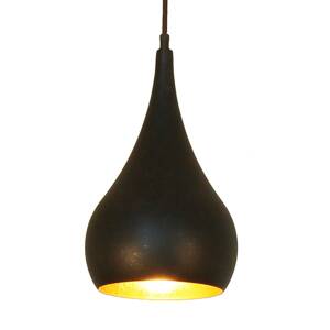 Menzel Solo függő lámpa hagyma barna-fekete 16 cm