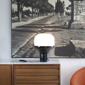 Martinelli Luce Delux asztal 22 cm márvány fekete