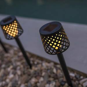 Newgarden Gretita LED szolárlámpa, Fekete