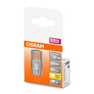 OSRAM LED-es LED lámpa G4 2,6W, meleg fehér, 300 lm