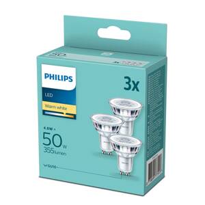 Philips LED reflektor izzó GU10 4,6W 2 700 K 3db